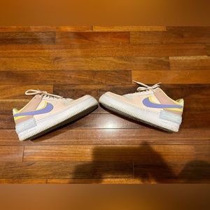 Nike Air Force 1 pastel sneakers size 10